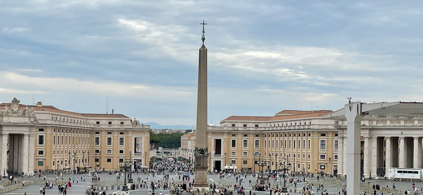 St. Peter’s Square Obelisk – Eternal Rome Digital Art