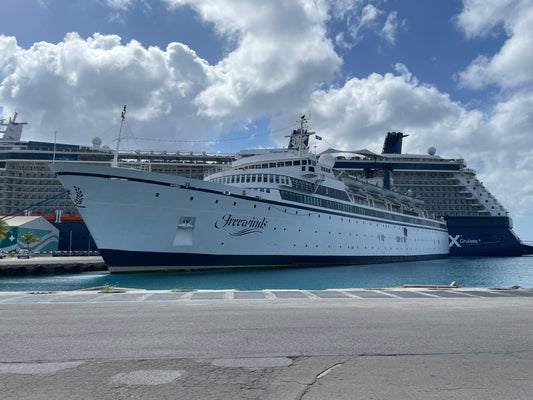 Freewinds Docked at Ruizstraat – Oranjestad, Aruba