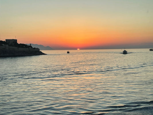 Kusadasi Sunset  – Tranquil Aegean Reflections