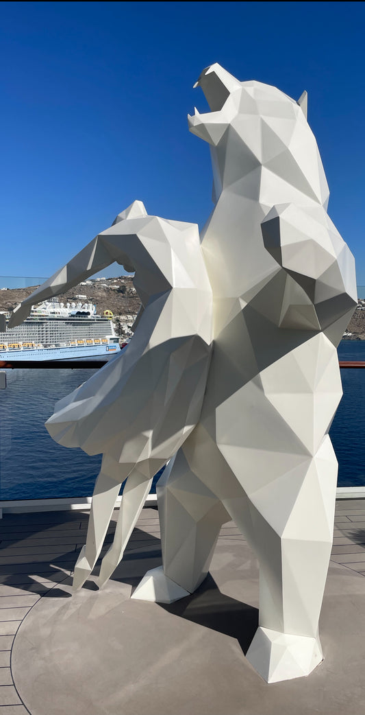 The Bear & Ballerina Wallpaper – Celebrity Ascent Art at Sea