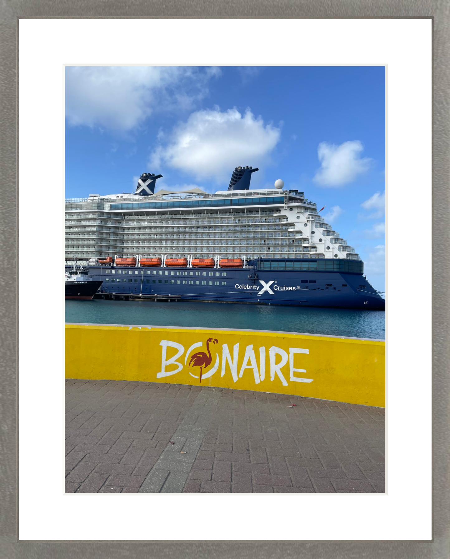 Celebrity Reflection at Bonaire – Cruise Port Photography