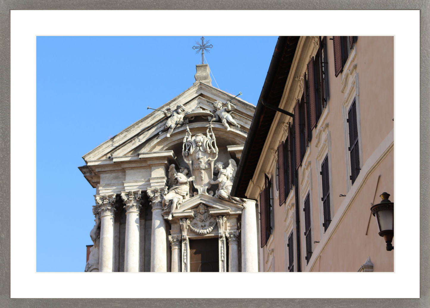 Baroque Church, Rome – Fine Art Architectural Print