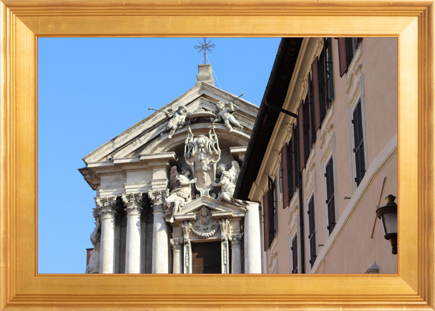 Baroque Church, Rome – Fine Art Architectural Print