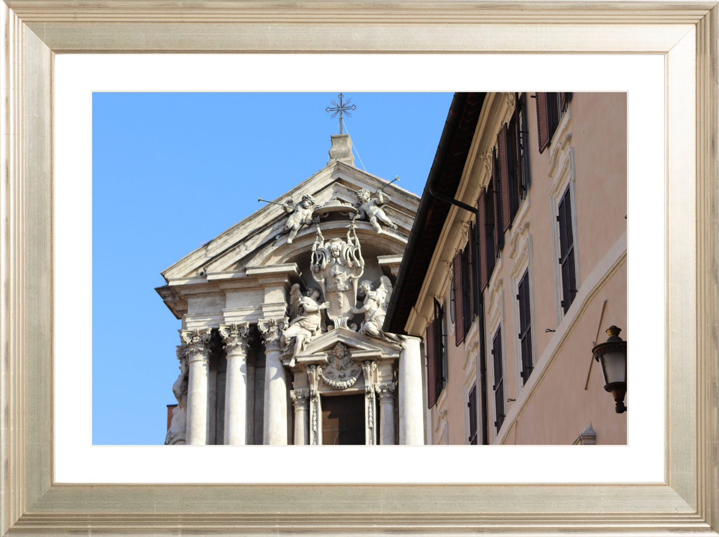 Baroque Church, Rome – Fine Art Architectural Print