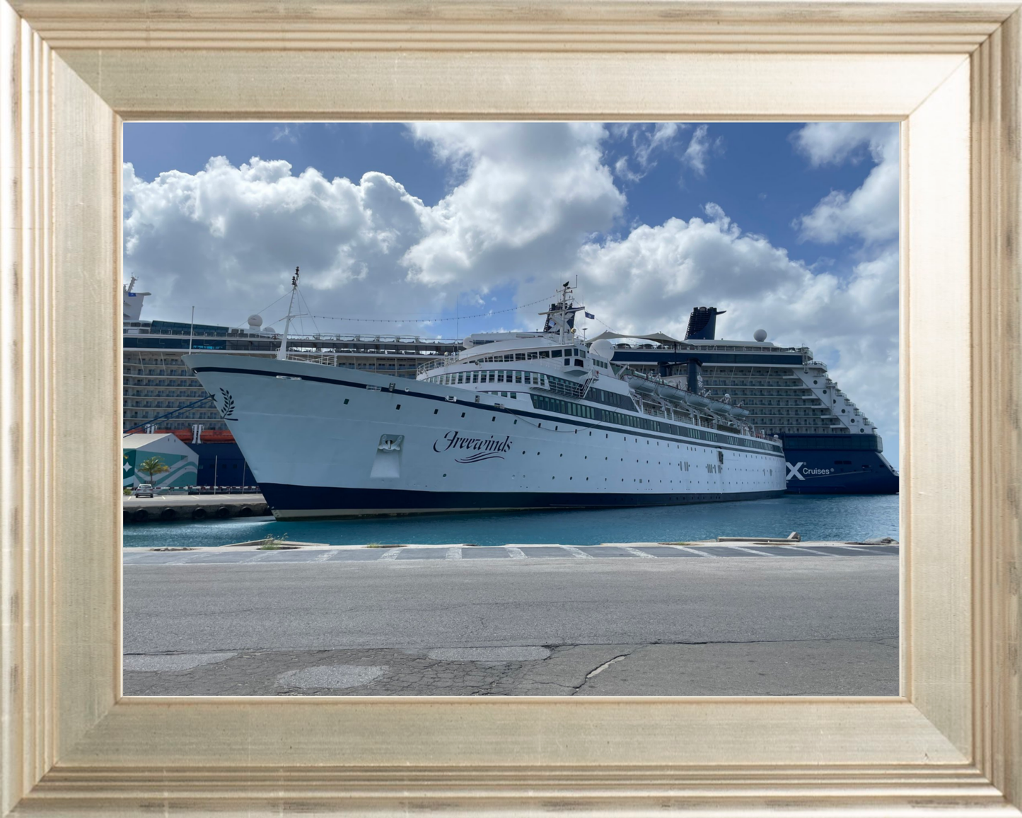 Freewinds Docked at Ruizstraat – Oranjestad, Aruba