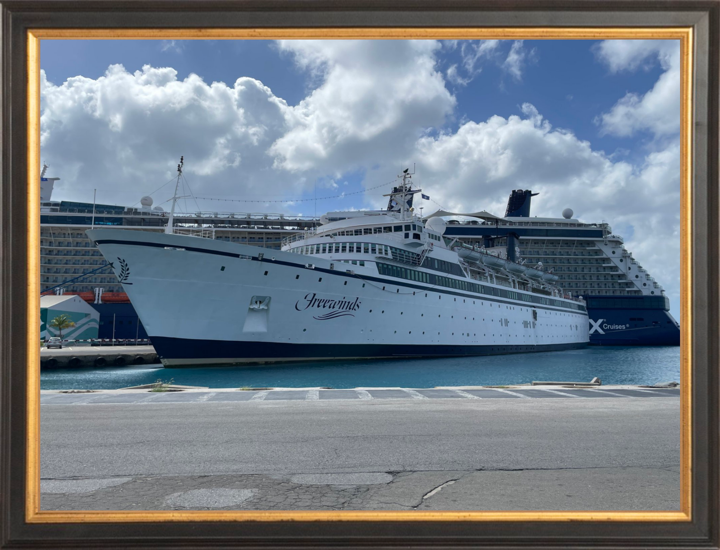Freewinds Docked at Ruizstraat – Oranjestad, Aruba