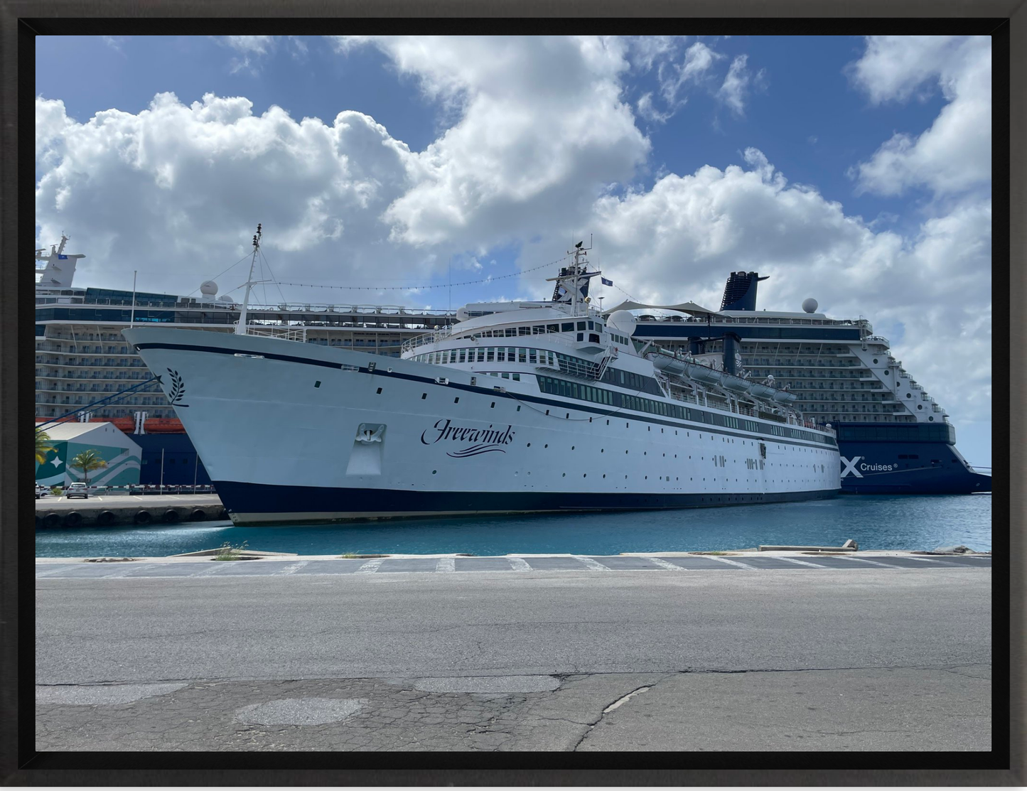 Freewinds Docked at Ruizstraat – Oranjestad, Aruba