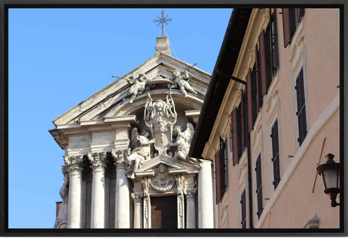 Baroque Church, Rome – Fine Art Architectural Print