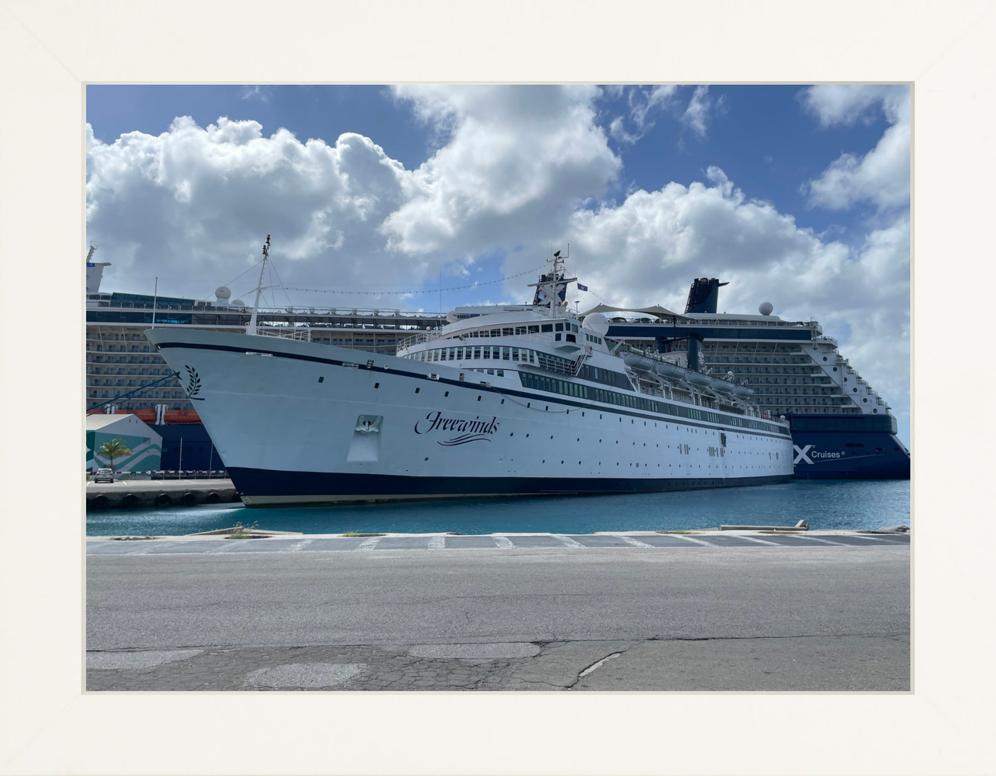 Freewinds Docked at Ruizstraat – Oranjestad, Aruba