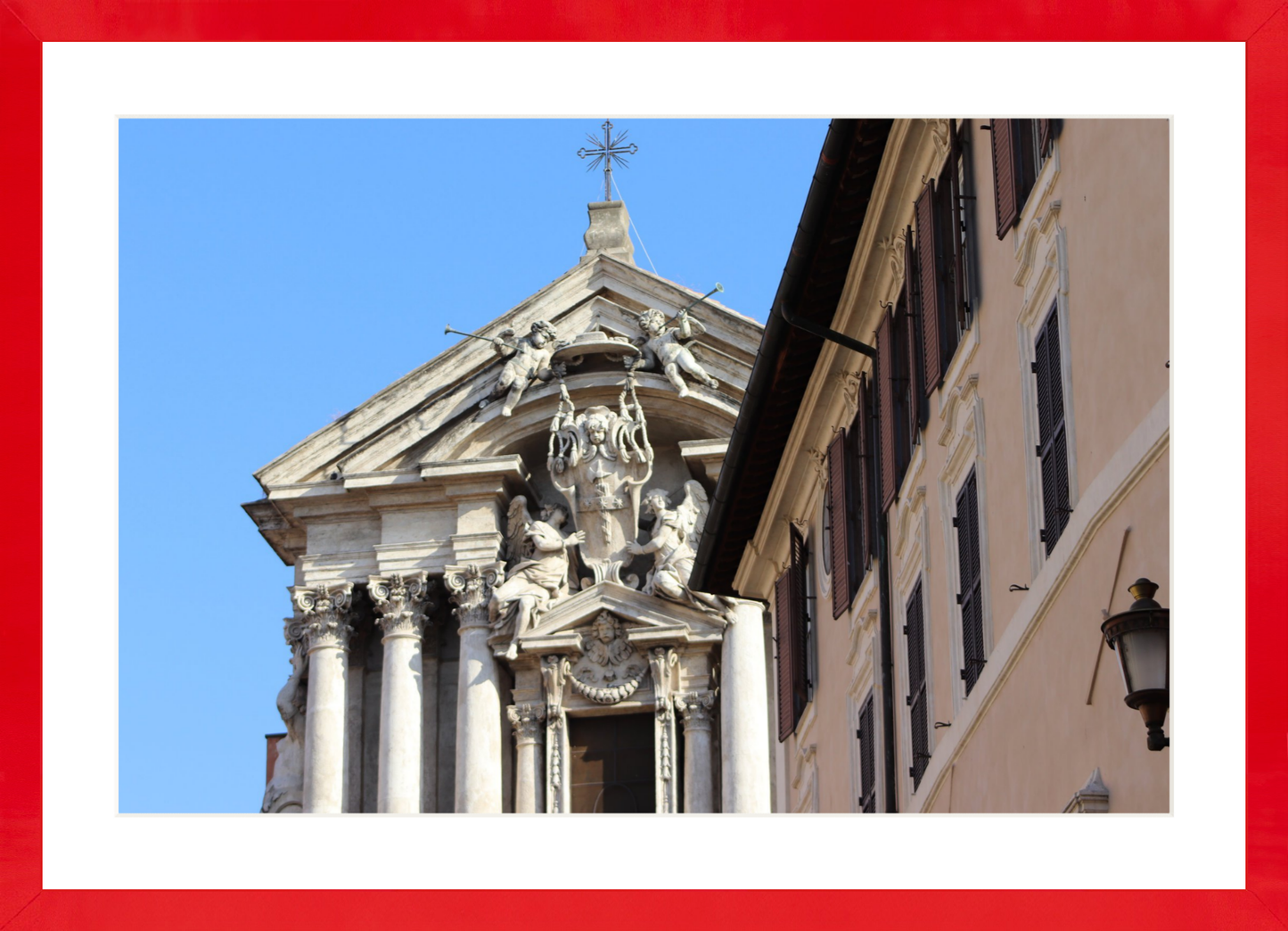 Baroque Church, Rome – Fine Art Architectural Print