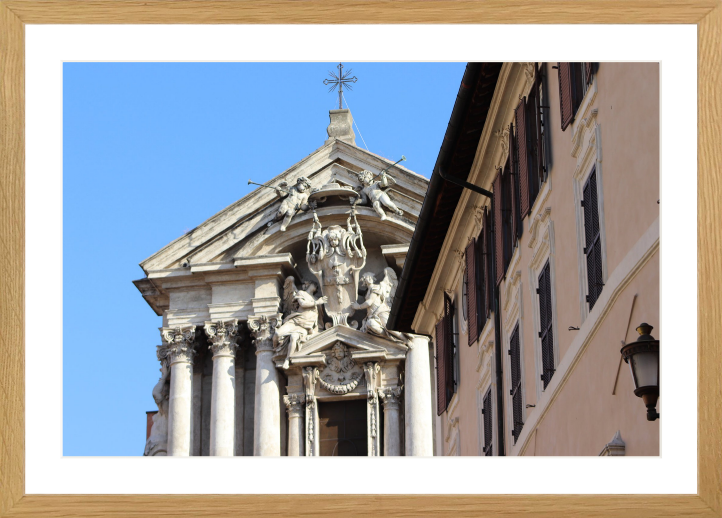 Baroque Church, Rome – Fine Art Architectural Print
