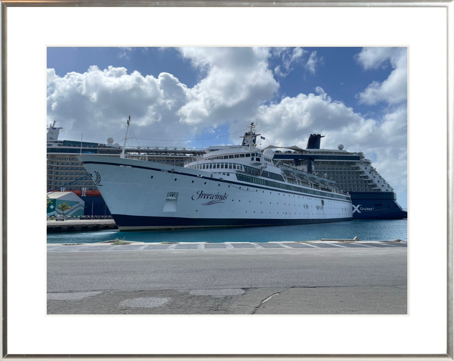 Freewinds Docked at Ruizstraat – Oranjestad, Aruba